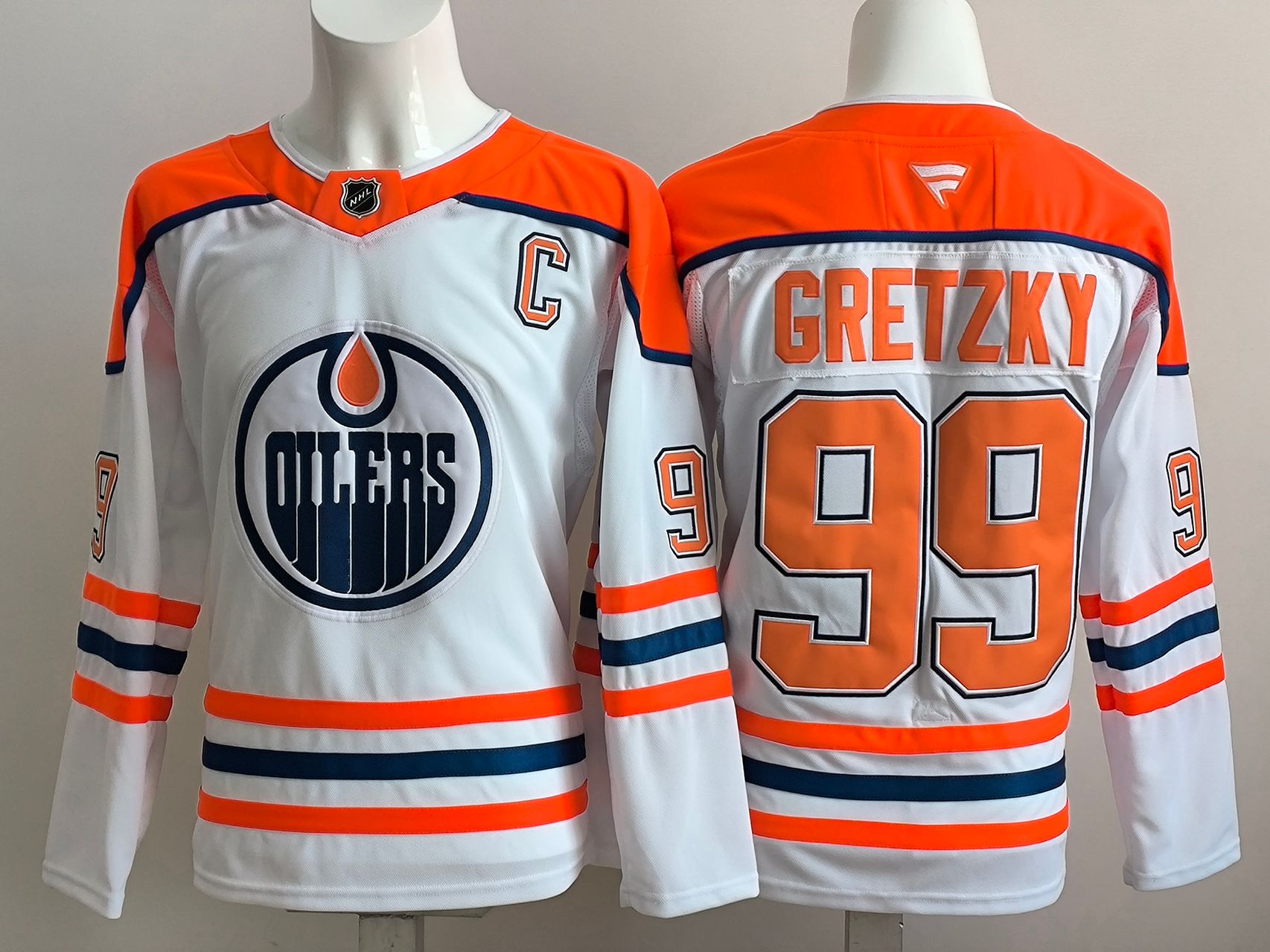 Men 2025 Edmonton Oilers #93 Gretzky White Throwback NHL Jersey style 01->edmonton oilers->NHL Jersey